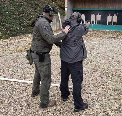 Schiessübung draussen