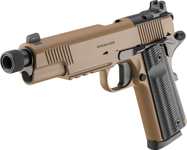 Pistole Springfield Armory 1911 OPERATOR AOS THREADED 5.75" .45 ACP - Coyote Brown, Bild 3