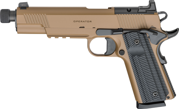 Pistole Springfield Armory 1911 OPERATOR AOS THREADED 5.75" .45 ACP - Coyote Brown, Bild 1