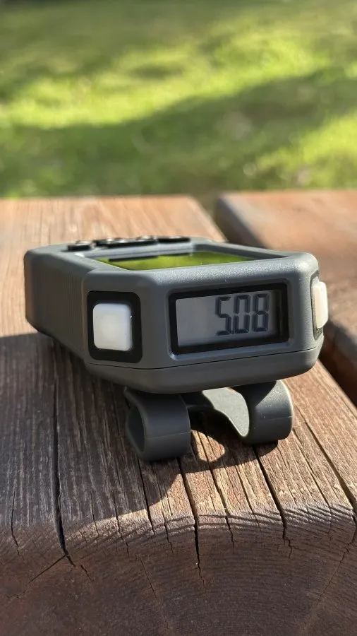Shot Timer Double-Alpha EDGE - Dark Grey / Teal, Bild 3