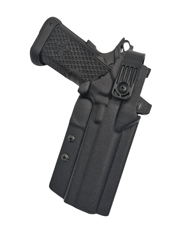 Level 2 Duty Holster DARA HOLSTERS Heckler & Koch SFP9L - Rechtshand - Set mit Beingurt, Bild 1