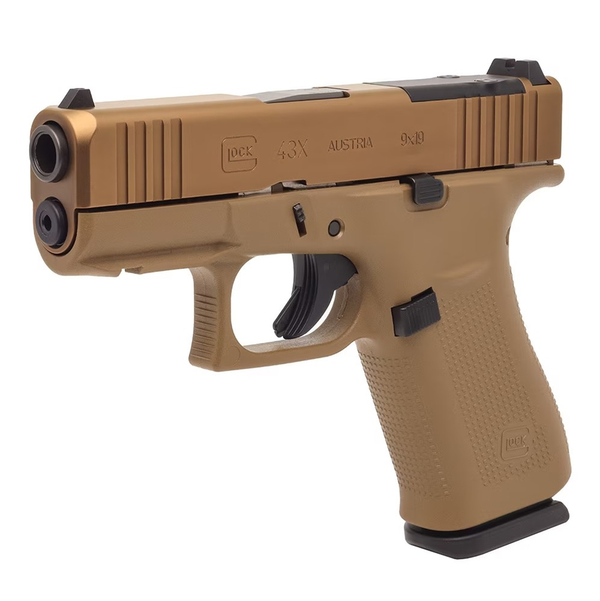 Pistole GLOCK 43X MOS-K 9mm Para - Coyote - limited Edition, Bild 1