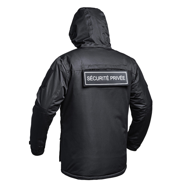 Hardshell Parka A10 Equipment SÉCU-ONE WF 150 flap Sécurité Privée  - Schwarz, Bild 4