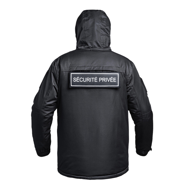 Hardshell Parka A10 Equipment SÉCU-ONE WF 150 flap Sécurité Privée  - Schwarz, Bild 3