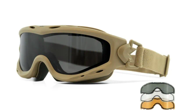 Goggle WILEY X SPEAR DUAL LENS - Gläser: Grau/Klar/Helles Orange, Bild 2