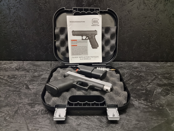 OCCASION Pistole GLOCK 48 silver slide 9mm Para - Zustand 1, Bild 3