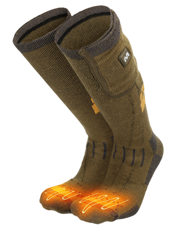 Beheizbare Socken Muddy Nucleus - Brown Clay, Bild 3