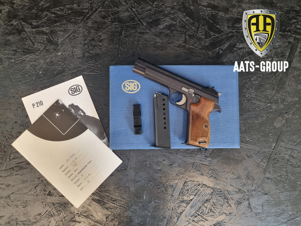 OCCASION Pistole SIG P210-2 9mm Para - Zustand neuwertig/ungeschossen, Bild 1