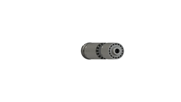 Schalldämpfer B&T RBS PRINT-X SQD-XM (3-Lug Schnittstelle) 9mm Para - Titan, Bild 3