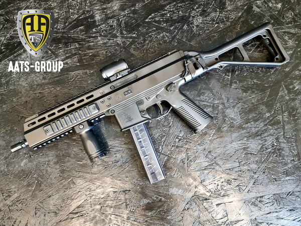 OCCASION Selbstladekarabiner B&T APC9-P inkl. Aimpoint Micro TL 9mm Para - Zustand 1, Bild 1