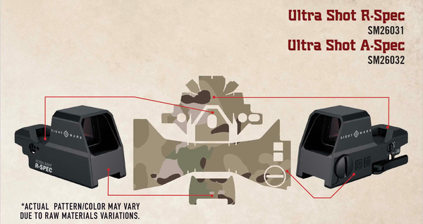 Skin Sightmark - für Ultra Shot R-Spec & A-Spec - Multicam, Bild 2