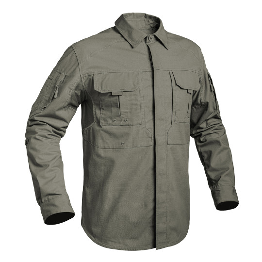 Langarm-Shirt A10 Equipment FIGHTER - Olive, Bild 2