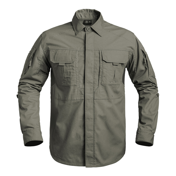 Langarm-Shirt A10 Equipment FIGHTER - Olive, Bild 1
