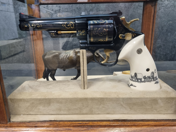 OCCASION Revolver Smith & Wesson Mod. 544 Texas Waggon Trail .44-40 Win. - Zustand neuwertig, Bild 5