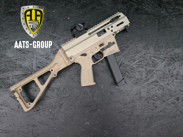 OCCASION Selbstladekarabiner B&T AG APC9 K PRO G coyote Tan 9mm Para - Zustand 1, Bild 1