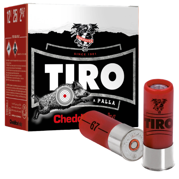 Flintenlaufpatrone Cheddite PALLA TIRO 28g 12/67 - VE 25 Schuss, Bild 1