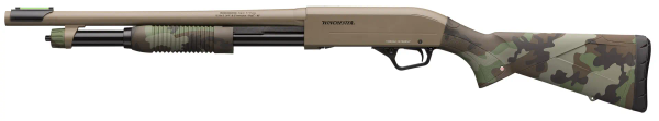 Vorderschaftrepetierflinte Winchester SXP Defender 18" 12/76 - Woodland Flat Dark Earth - 5 Schuss, Bild 1