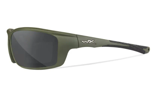 Schutzbrille WILEY X WX GRID - Gläser: CAPTIVATE Polarisierend Grau - Gestell: Matt Armee Grün, Bild 4