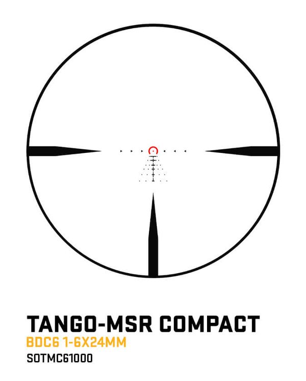 Zielfernrohr SIG SAUER TANGO-MSR COMPACT 1-6x24mm (SFP) - Schwarz, Bild 5