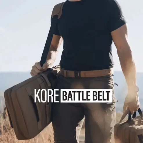 Kampfgurt KORE ESSENTIALS BATTLE BELT B1 COMPLETE KIT – Schwarz / Ranger Green / Coyote, Bild 4