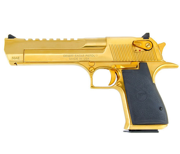 Pistole Magnum Research Desert Eagle Mark XIX 6" .50 AE - Titanium Gold, Bild 1