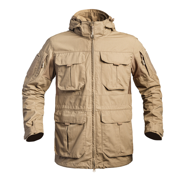 Einsatzjacke A10 Equipment FIGHTER lang - Tan, Bild 1
