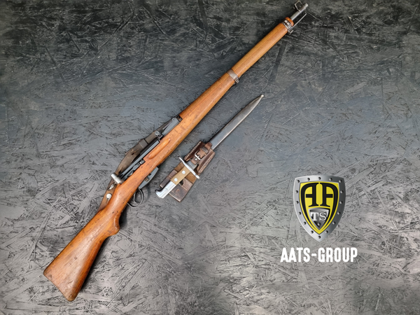 OCCASION Repetierbüchse W+F Karabiner 31 mit nummerngleichem Bajonett 7.5x55 (GP11) - Zustand 1, Bild 1