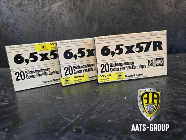 Büchsenpatrone RWS Kugelspitz-Geschoss, 8.2g / 127grains 6.5x57R - VE 60 Schuss, Bild 1
