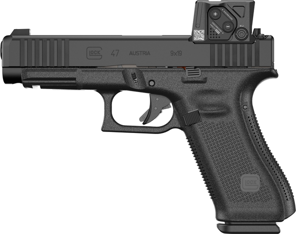 Pistole GLOCK 47 A-CUT COA Combo 9mm Para - Set mit Aimpoint COA, Bild 1