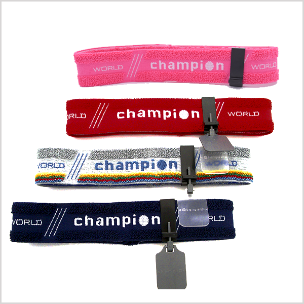 Stirnband CHAMPION - 1 Clip - Blau / Grau / Rot / Pink, Bild 1