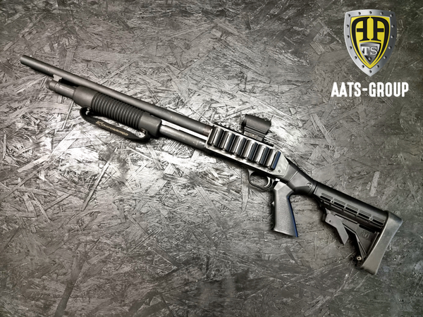 OCCASION Vorderschaftrepetierflinte Mossberg 500TCT mit Aimpoint Micro T-1 12/76 - Zustand 2, Bild 1