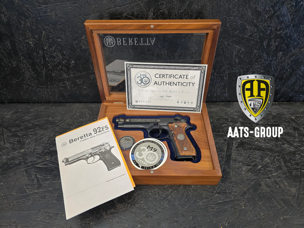 OCCASION Pistole Beretta Mod. 92 M9 30 YEARS OF SERVICE 9mm Para - Zustand neuwertig/ungeschossen, Bild 1
