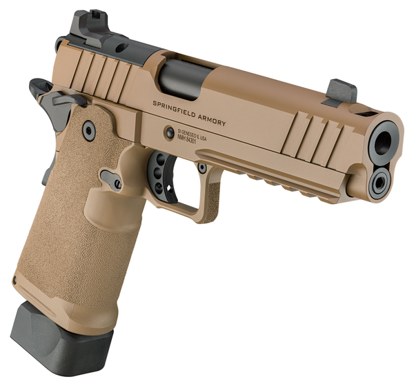 Pistole Springfield Armory 1911 DS PRODIGY COMP AOS 5" 9mm Para - Coyote Brown, Bild 4