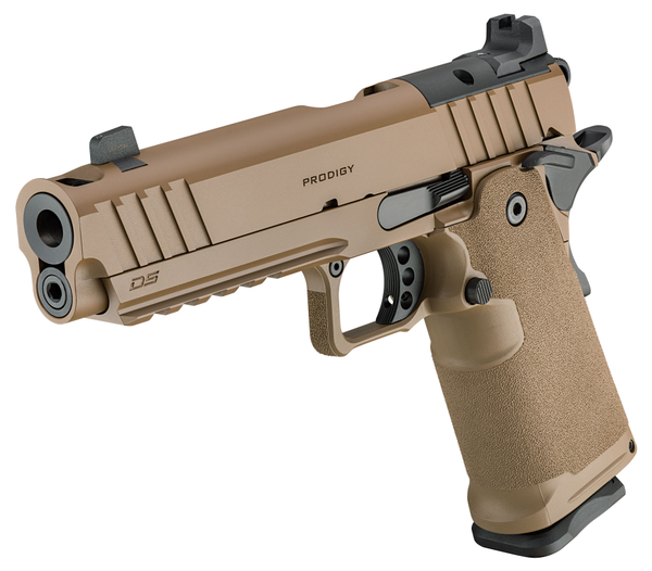 Pistole Springfield Armory 1911 DS PRODIGY COMP AOS 5" 9mm Para - Coyote Brown, Bild 3