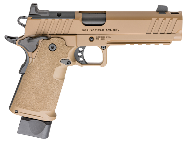 Pistole Springfield Armory 1911 DS PRODIGY COMP AOS 5" 9mm Para - Coyote Brown, Bild 2