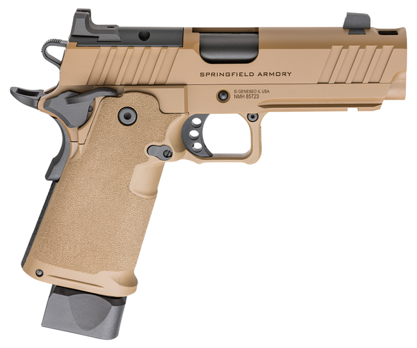 Pistole Springfield Armory 1911 DS PRODIGY COMP AOS 4.25" 9mm Para - Coyote Brown, Bild 2
