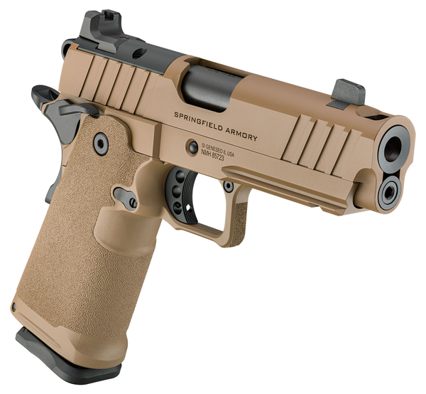 Pistole Springfield Armory 1911 DS PRODIGY COMP AOS 4.25" 9mm Para - Coyote Brown, Bild 3