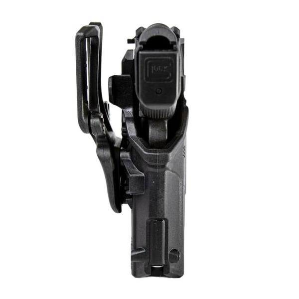 Duty Holster Blackhawk T-Series Level 2 L2D - mit Red Dot Sight und Waffenlicht - GLOCK 22 Gen5 + Smith & Wesson M&P + Heckler & Koch SFP9 mit TLR-1/TLR-2, Linkshand, Bild 3