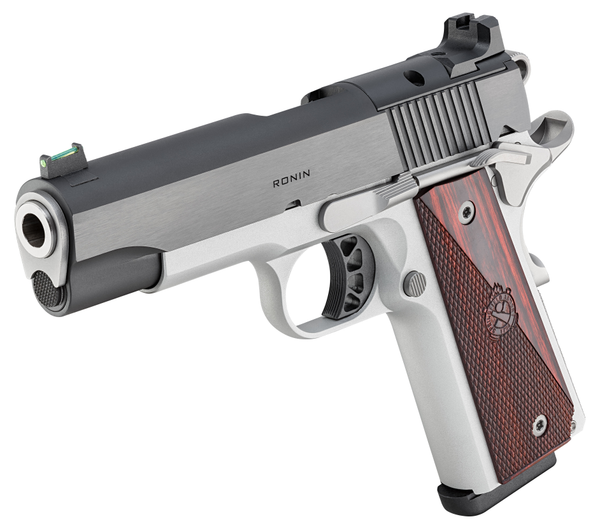 Pistole Springfield Armory 1911 RONIN AOS 4.25" 9mm Para - Blued / Satin Aluminum, Bild 3