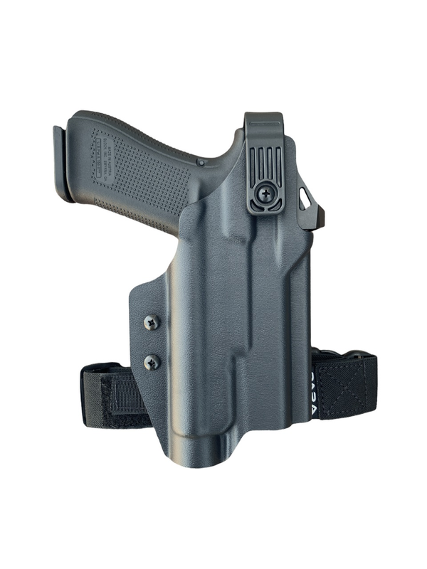 Light Bearing Level 2 Duty Holster DARA HOLSTERS Walther PDP 5" mit Streamlight TLR-7 / TLR-7 A / TLR-7 X - Rechtshand - Set mit Beingurt, Bild 1