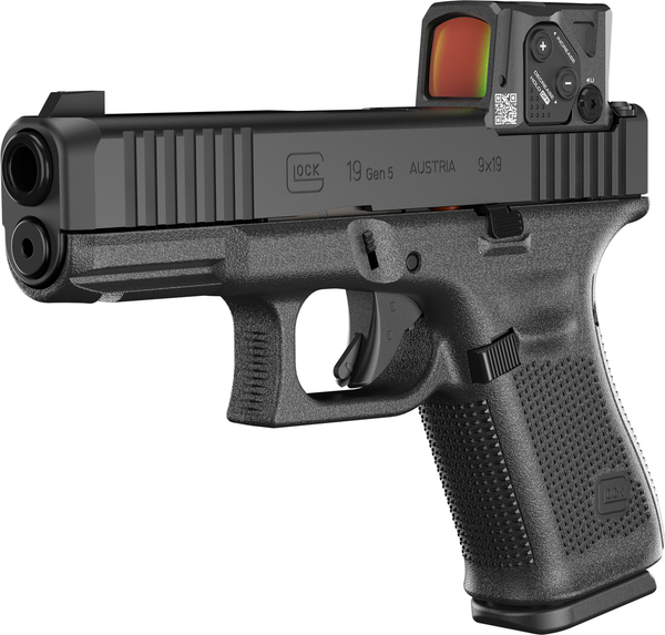 Pistole GLOCK 19 Gen5 A-CUT COA Combo 9mm Para - Set mit Aimpoint COA, Bild 2