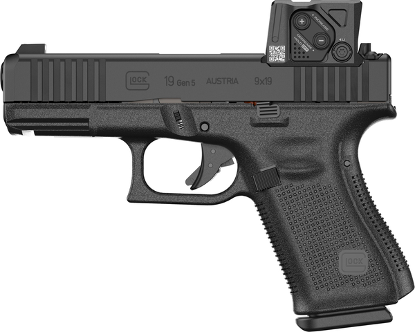 Pistole GLOCK 19 Gen5 A-CUT COA Combo 9mm Para - Set mit Aimpoint COA, Bild 1