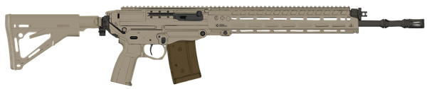 Selbstladebüchse SIG SAUER SG560 20" 5.56 NATO - FDE, Bild 1