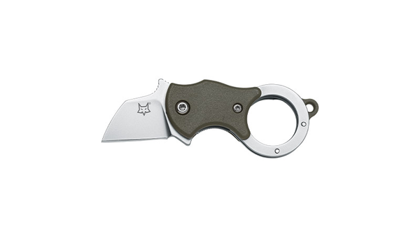 Mini-Klappmesser FOX KNIVES Mini-TA - blanke Klinge - Olive Drab, Bild 1