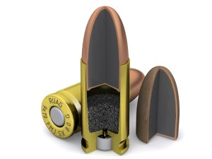 Pistolenpatrone SWISS P Blackround Ammo FMJ SX 8.0g / 124 gr 9mm Para - VE 50 Schuss, Bild 1