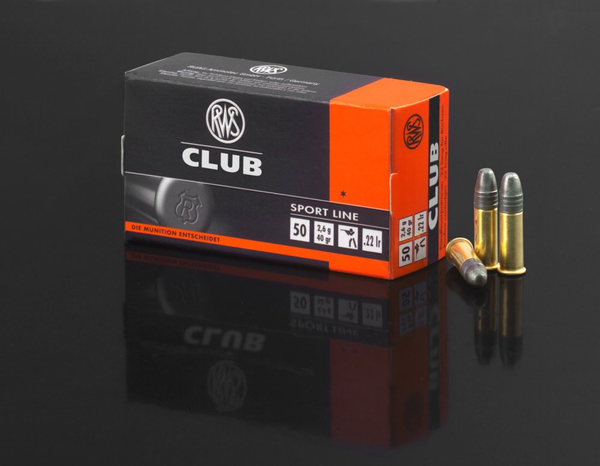 Randfeuerpatrone RWS Club 2.6g 40gr .22 lr - VE 50 Schuss, Bild 1
