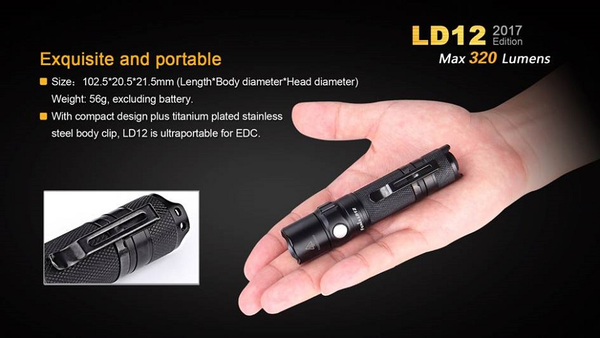 LED-Taschenlampe Fenix LD12, Bild 3