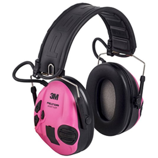Aktiv-Gehörschutz 3M PELTOR SportTac - Pink / Grün, Bild 1