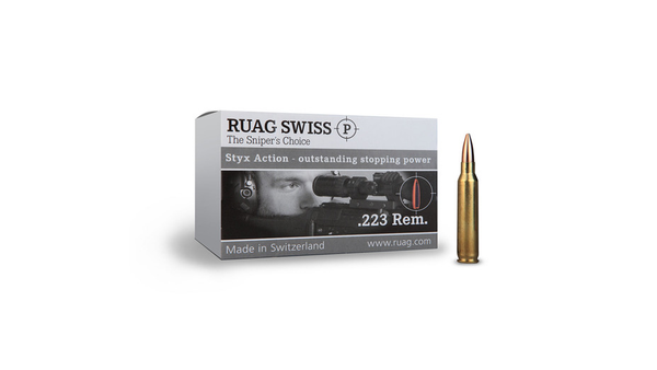 Büchsenpatrone SWISS P Styx Action 4.5 g / 69 gr .223 Rem. - VE 50 Schuss, Bild 1