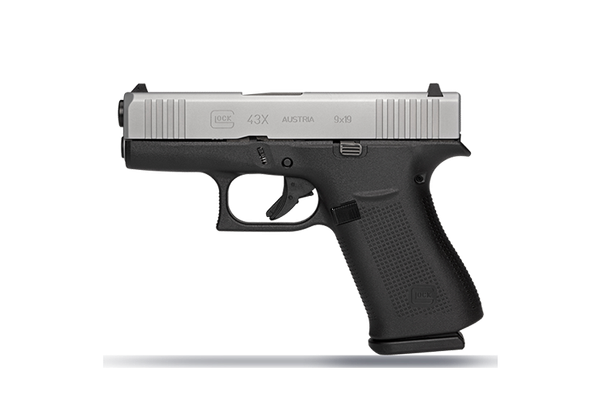 Pistole GLOCK 43X Silver slide 9mm Para, Bild 1